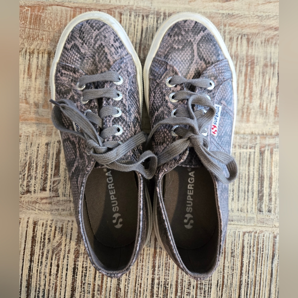 Superga Python Pattern Sneakers - image 1